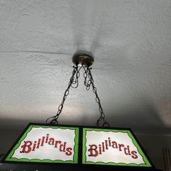 Vintage Pool Table Light