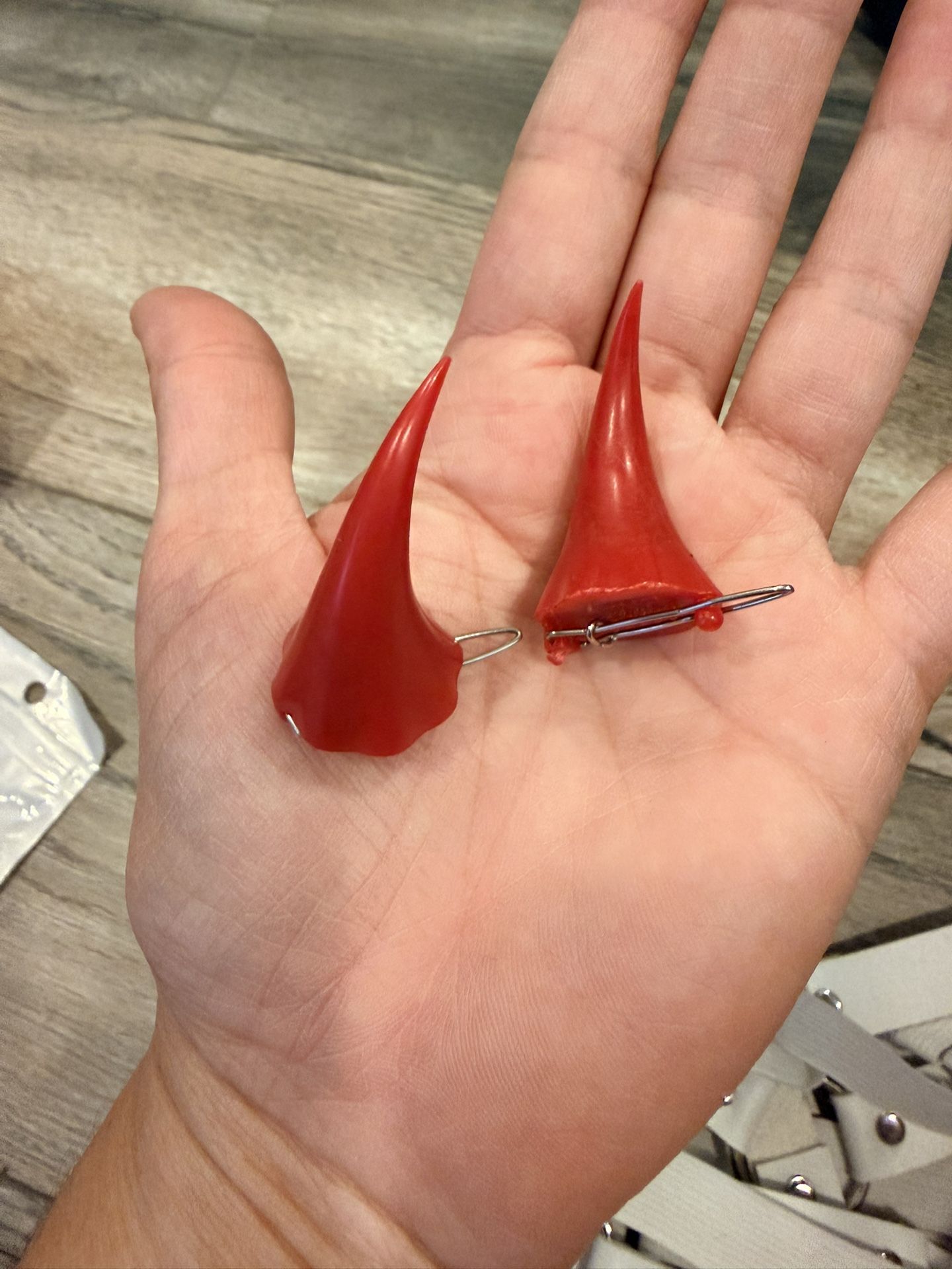 Halloween Small Devil Horn Clips