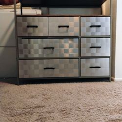 Small Fabric Dresser 7 Drawers