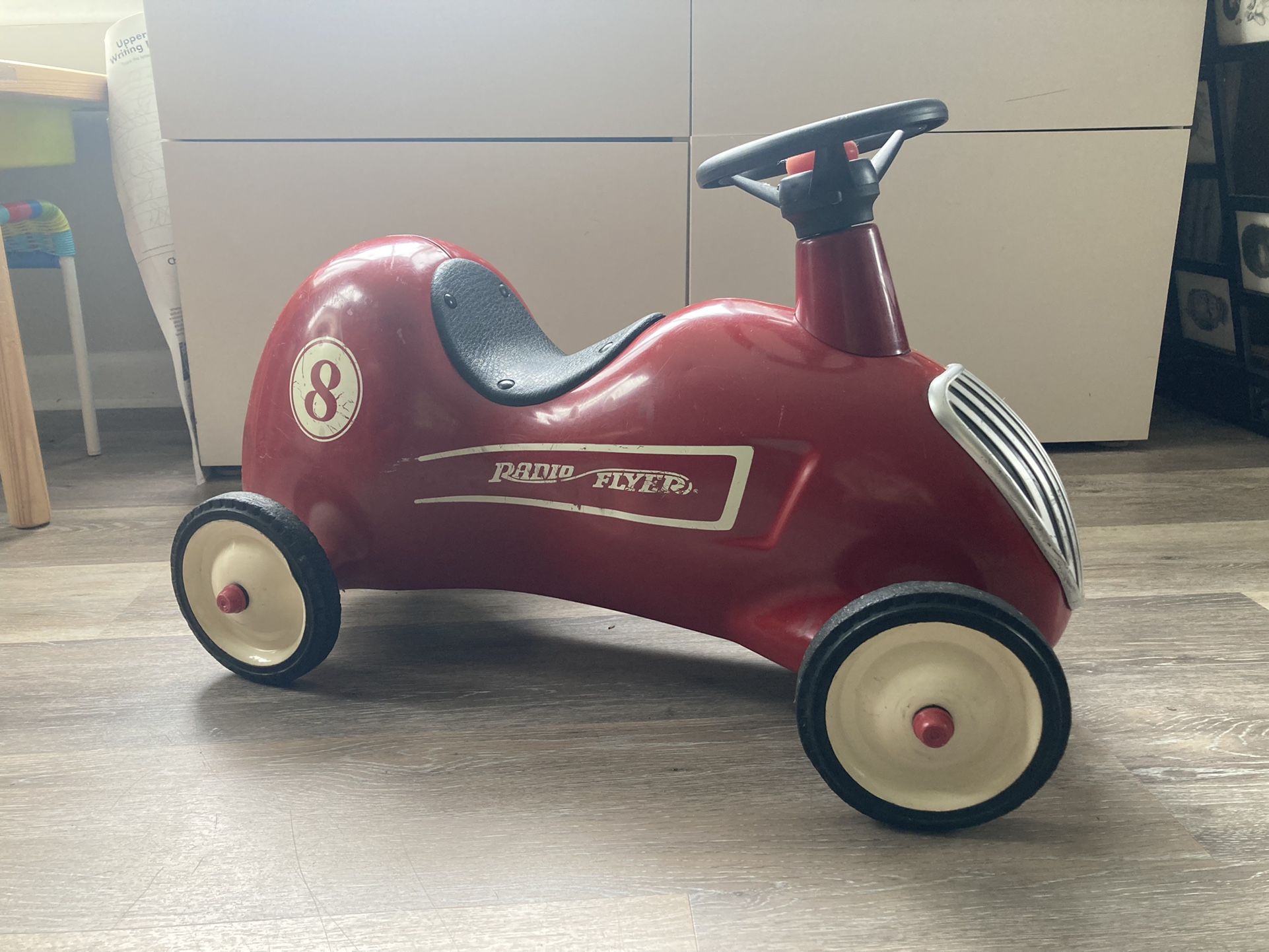 Vintage Little Red Roadster 