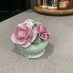 Royal Charles English Bone China flower figurine