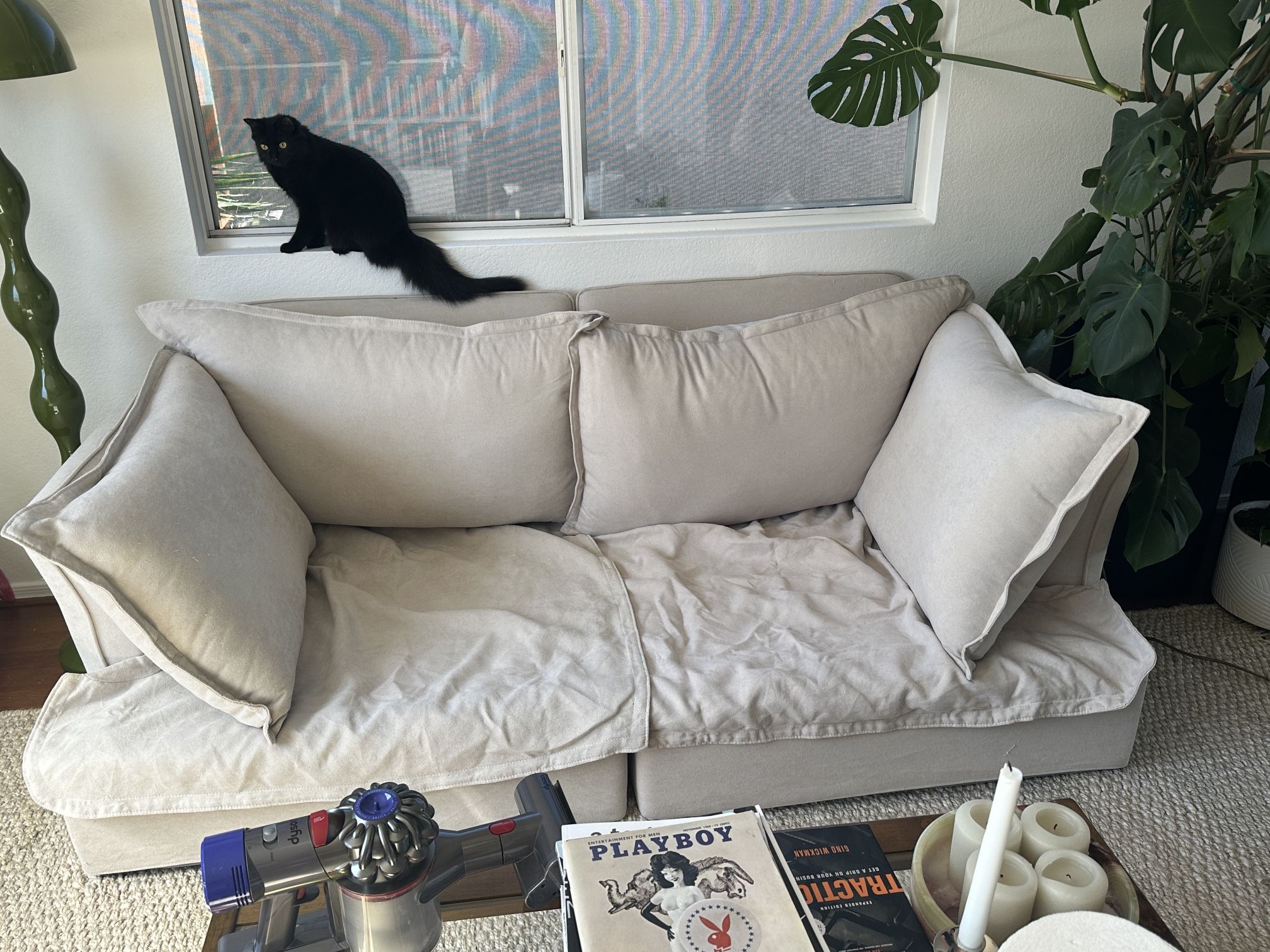 Loveseat Without Cushions 