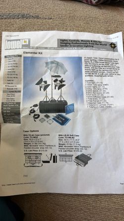 Lowel Elemental Kit