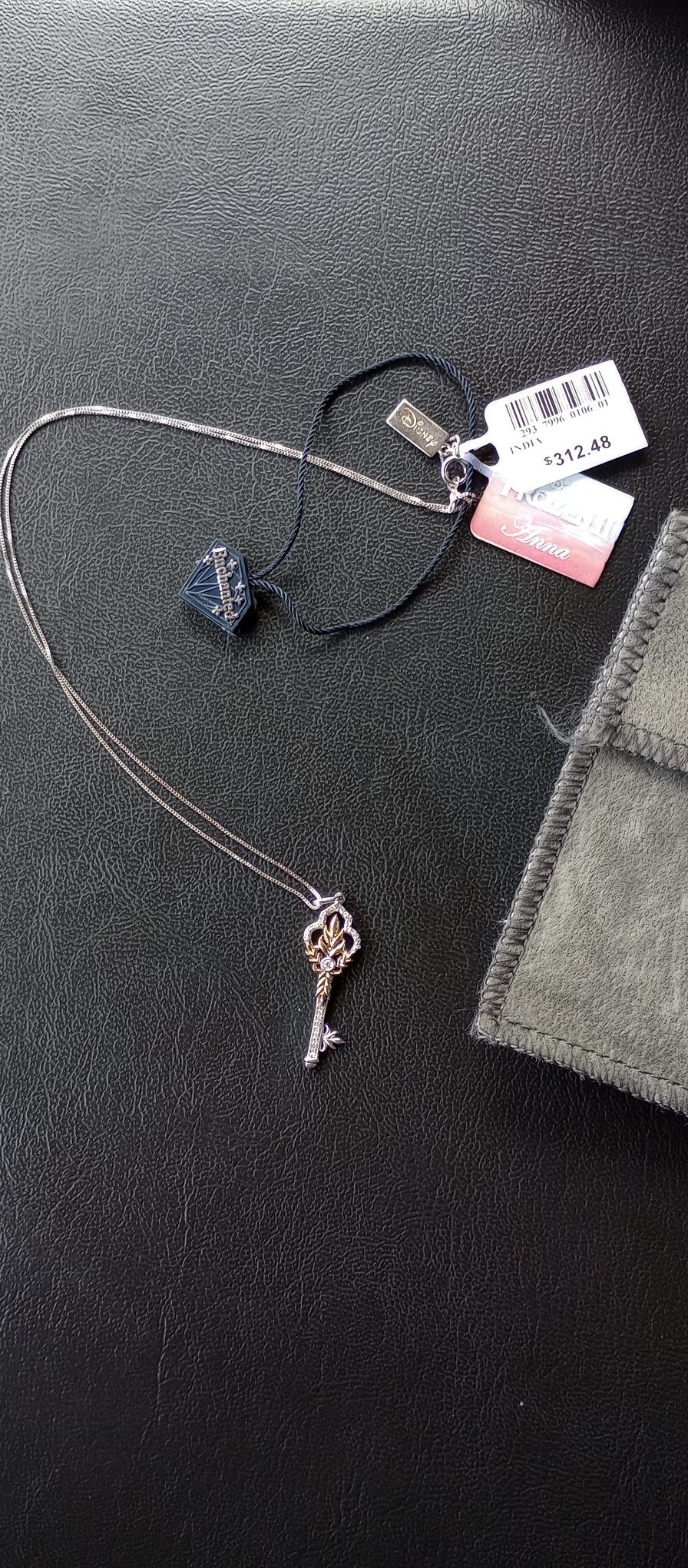 Disney Frozen 2 Diamond Key Necklace