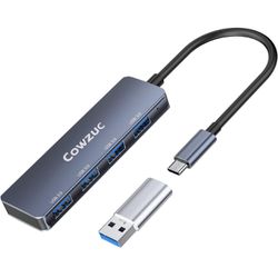 Brandnew USB C Hub 4 Ports 3.0, USB C to USB Hub, 4Ports 3.0 USB Adapter Docking Station for iMac, MacBook Pro/Air, Mac, Ipad Pro, Surface, Chromebook