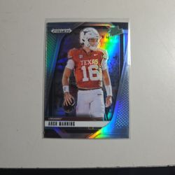 2025 Prizm Silver Arch Manning #166 Rated ROOKIE