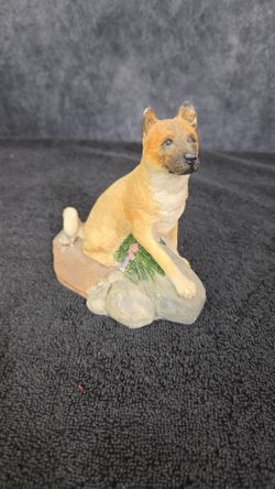 Charmstone Earl Sherwan German Shepherd Cold Cast Marble Figurine
