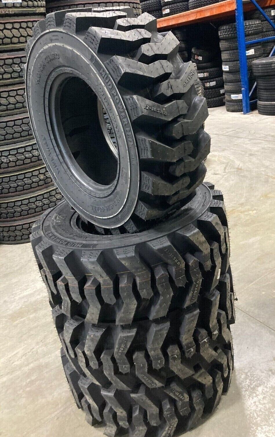 4x 17x14.5 Skid Steer Tires $1100