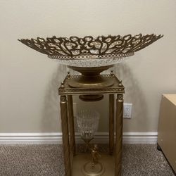 Brass Vintage decorative/ fruit display stand 