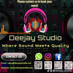 🎶  DJ Service, Live music & Audio Equipment Rental By Deejay Studio