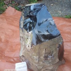 80 Pound Solid OBSIDIAN