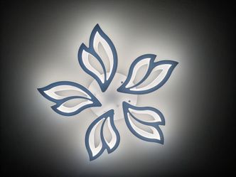 Modern LED Floral Flush Mount Ceiling Light