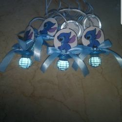 Stitch Baby Shower Pacifiers Guest Favor Necklaces
