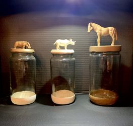 Animal Jar Decor
