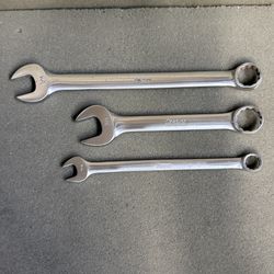 (Each) SNAP-ON OEX COMBINATION WRENCHES, VARIOUS SIZES