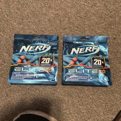 2 Unopened Nerf Elite 2.0 Bullets 