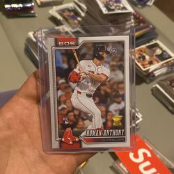 2026 Topps Roman Anthony No. 189 Rookie RC Card