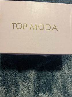 Top Moda heels Color Black Size 6 In A Half