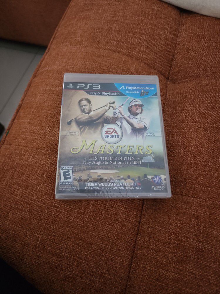 SEALED MASTERS PS3 GOLF GAME NEW