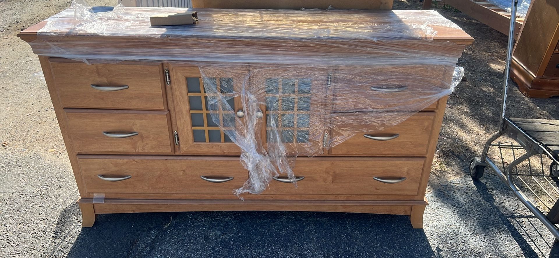 Dresser And Bed Frame Set
