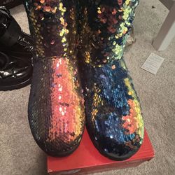 Mudd Sparkling Boots ( Only Wore Them Once)