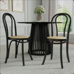 🪑 Corrigan Studio French Rattan Dining Chairs – Set of 2 – Brand New 🪑