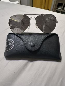 Ray-Ban Sunglasses Aviator Silver Mirror Polarized