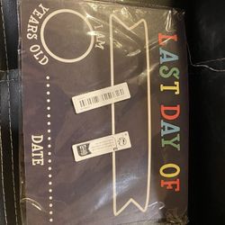 First Last Day Of School Chalkboard Signs