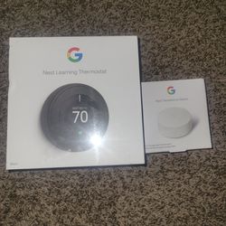 Nest Learning Thermostat And Temperature Sensor 