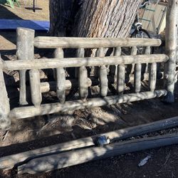 Log Cabin Bed Headboard And Footboard