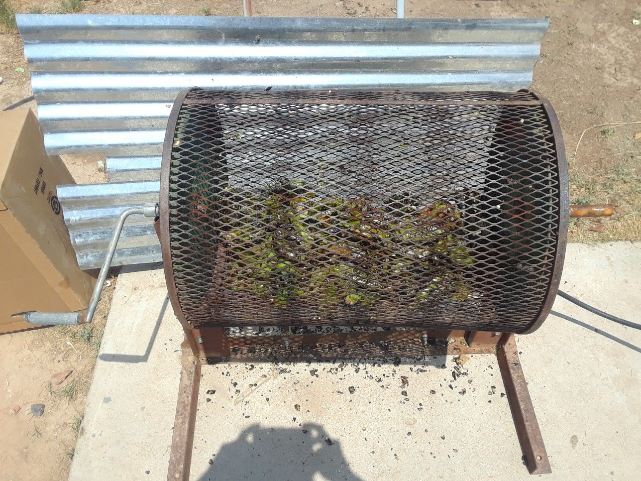 Hatch Chili Pepper roasting - Hatch Chili Pepper roaster