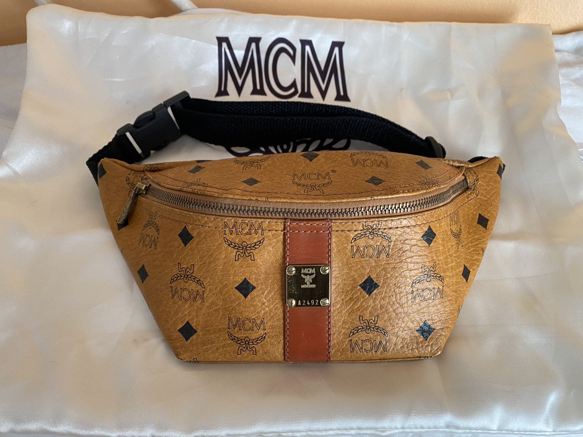 Authentic Mcm Belt Bag 