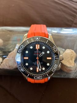 Omega Seamaster Diver 300M 42mm Watch - Orange Rubber