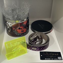 Purple Snake Skin B .B. Simon (used)