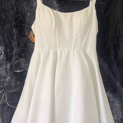Beige/ivory Dress Size 4