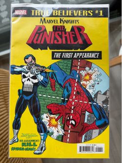 Marvel True Believers #1 The Punisher First Appearance 2018