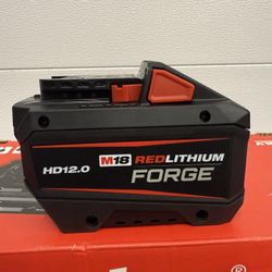 Milwaukee M18 18V Lithium-Ion REDLITHIUM FORGE HD 12.0 Ah Battery Pack $299 plus tax at Home Depot