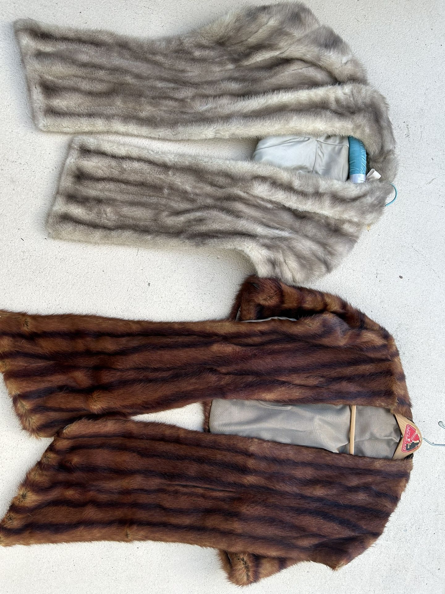 Vintage Fur Shawls
