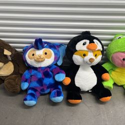 Four Large Stuffed Animals/ Plushes