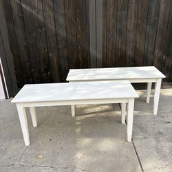 Two (2) Shaker Style Kitchen/Dining Benches - Glendale - $50