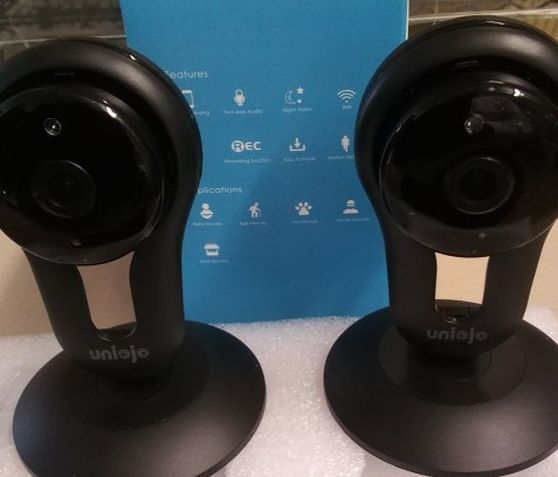 Two Indoor IP WiFi Security Camera's