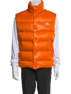 Moncler Orange Down Puffer Vest