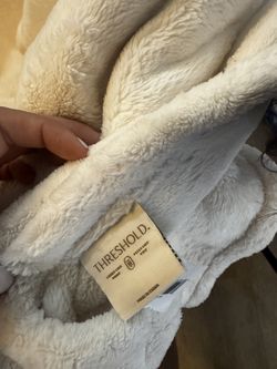 Two threshold blankets comfy