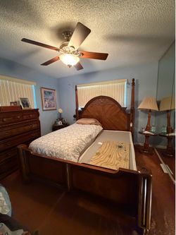 King 4 post bed frame