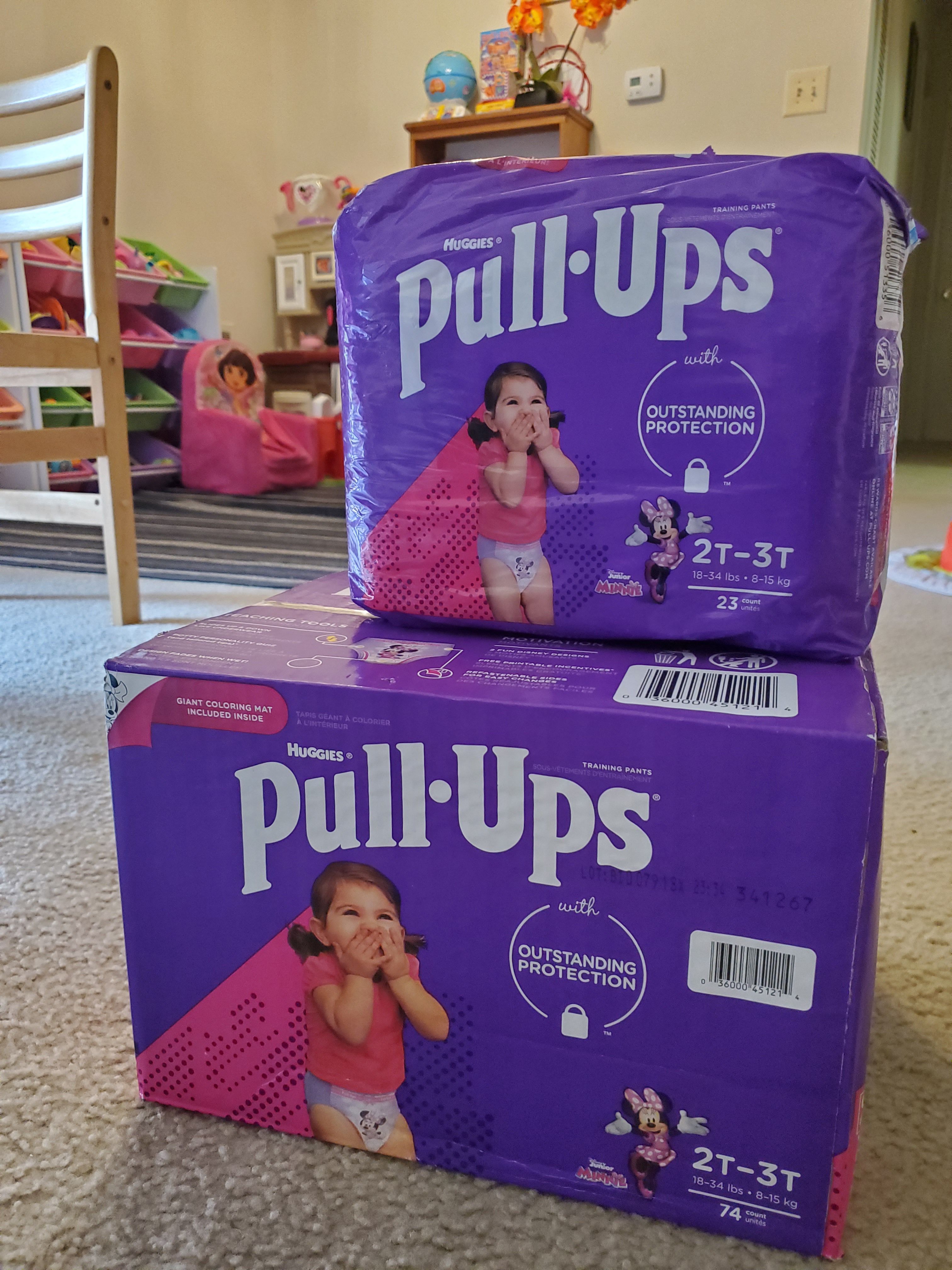 PULL UPS 2- 3T HUGGIES / 97 diapers
