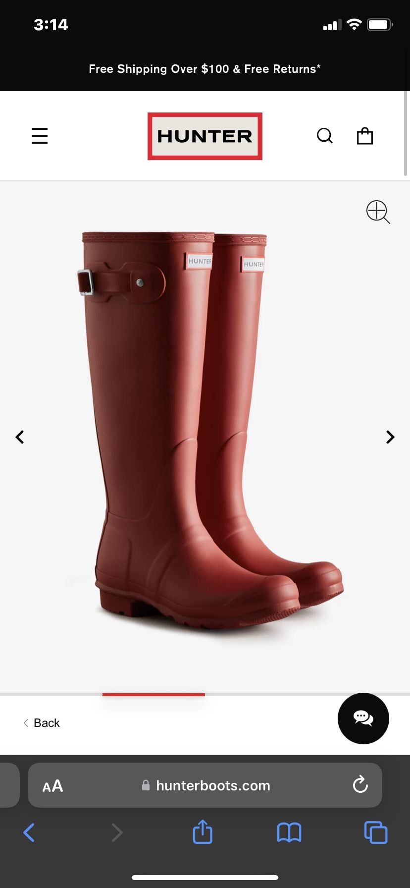 Women’s Tall Hunter Rain Boots