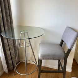 High Table And Bar Chair