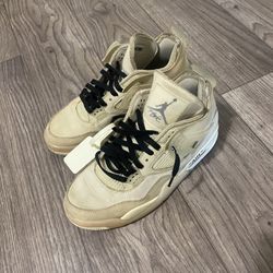 Air Jordan 4 Retro Off-White Sail (Used)