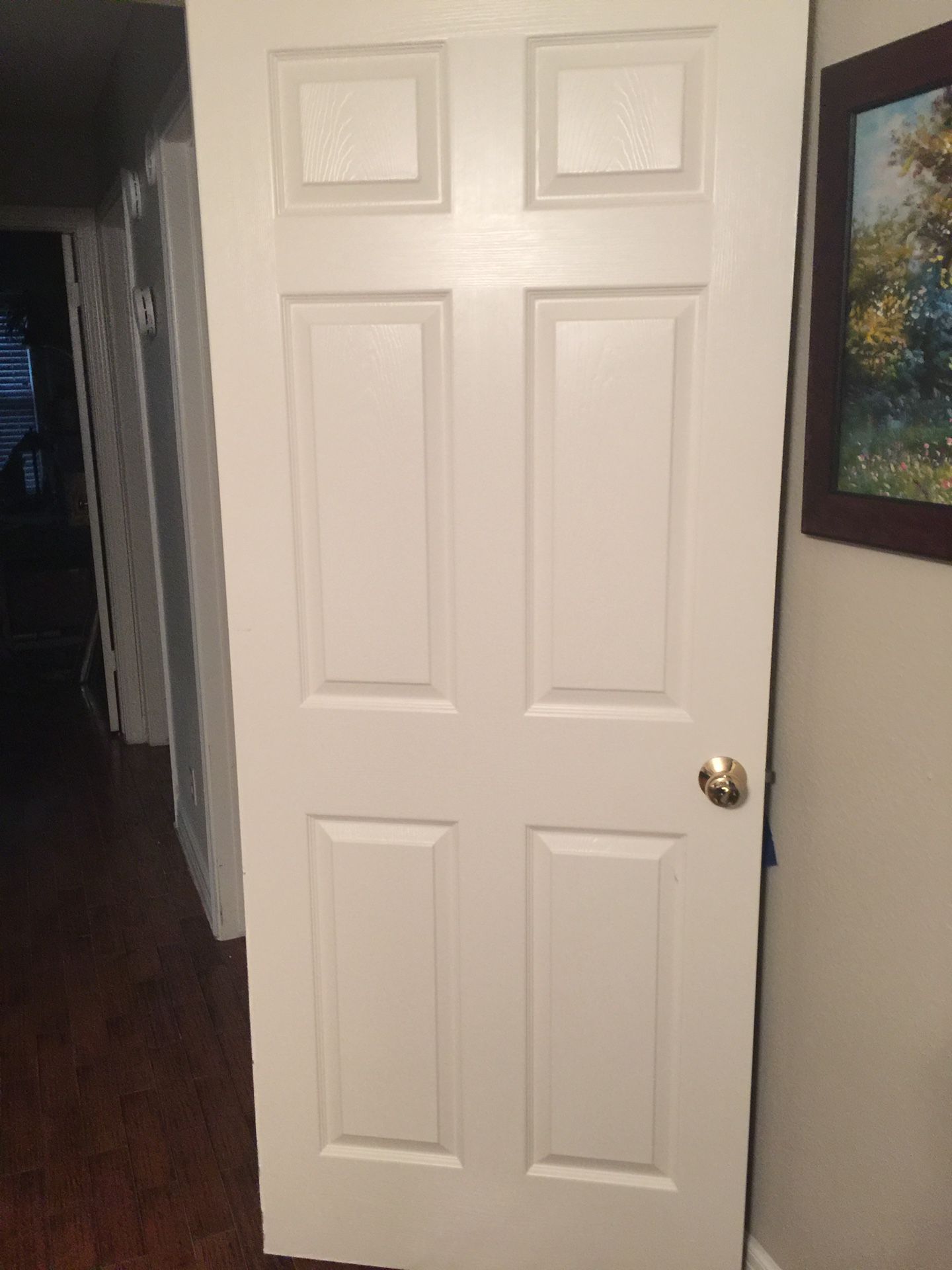 Door with knob