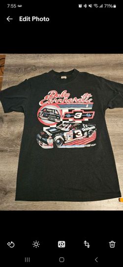 Dale Earnhardt Vintage Winston Cup Champion 1991 single stitch DELTA TAG Nascar Large